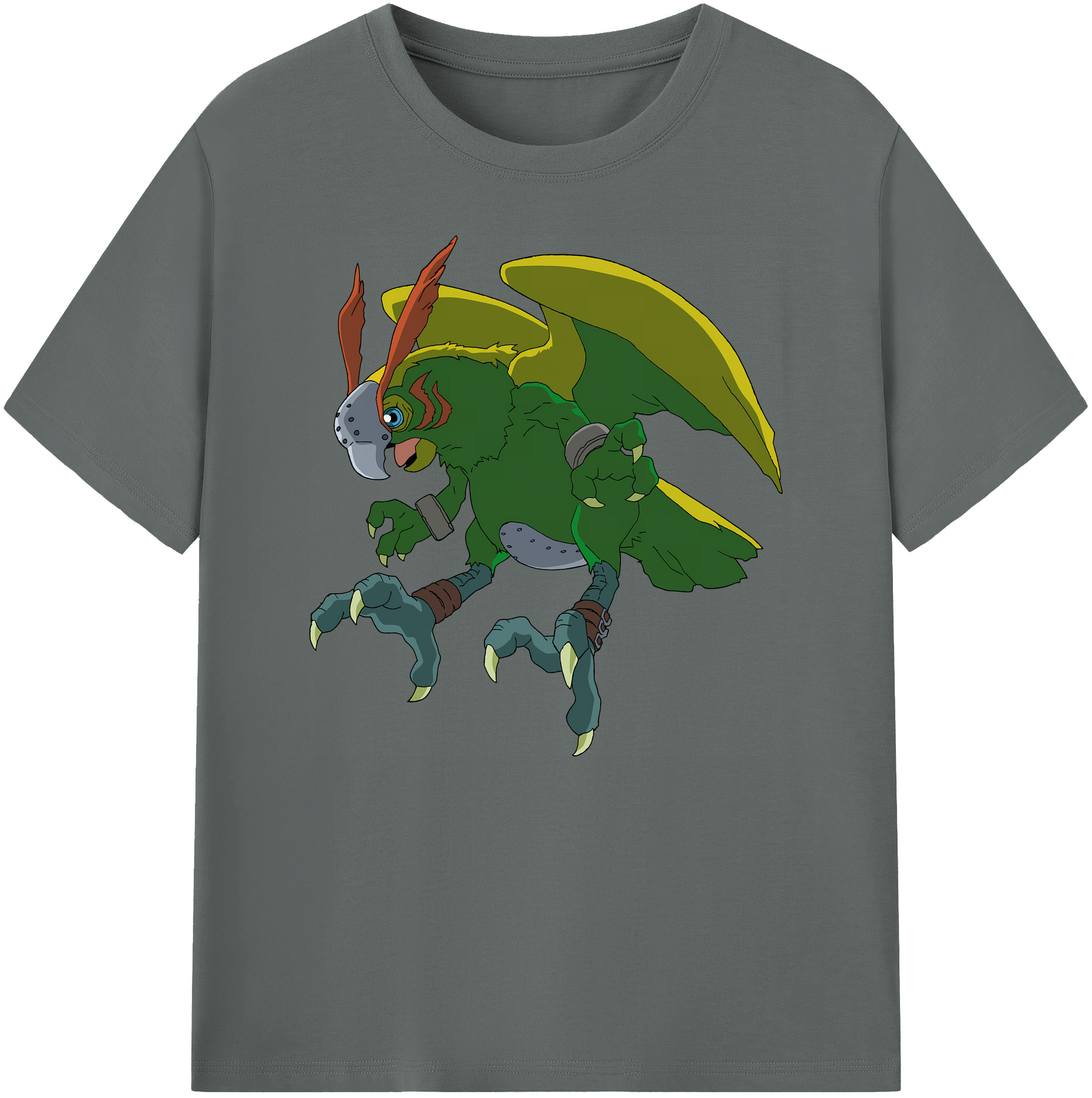 （画像用） Digimon デジタルモンスター/デジモン 綿100％ メンズ半袖Tシャツ｜肌触りやわらか＆通気性